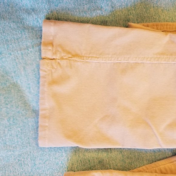 Abercrombie Cream Corduroy Jeans Stretch 12S Bell - Picture 7 of 14